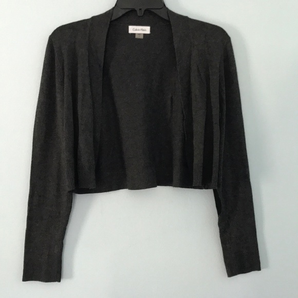Calvin Klein cropped cardigan, size small - Picture 2 of 7
